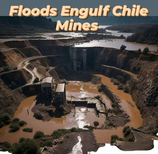 Floods Engulf Chile Mines