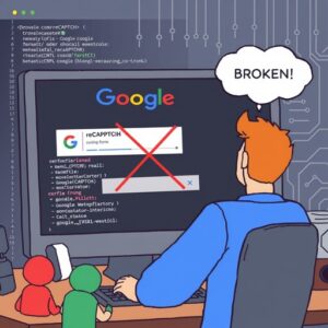 Google reCAPTCHA services are down