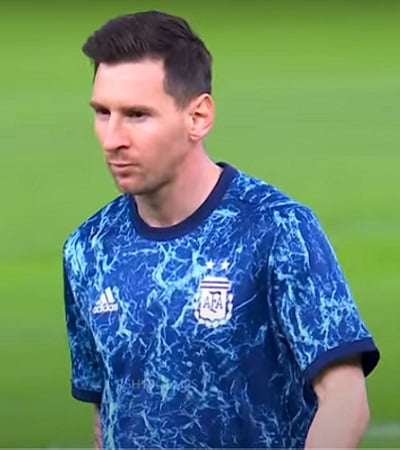 Messi the professional footballer